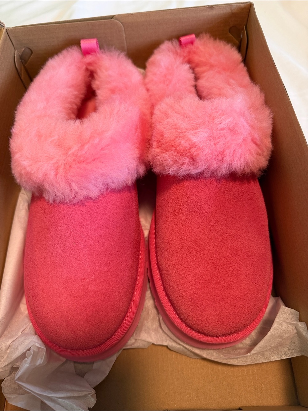 Pink bloom tazzelle kids UGGS brand new in original box